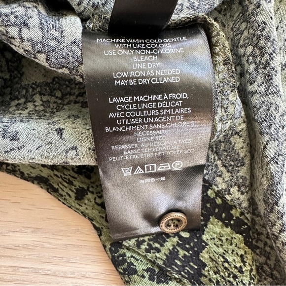 Anthropologie Olive and Black Mini Dress size xs - Picture 4 of 5